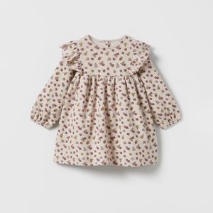 Zara Kids SOFT TOUCH HERRINGBONE DRESS EUC